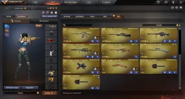 Conta Crossfire AL Marechal 13 VIPS Com muitas armas antigas