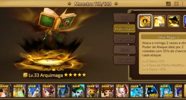Conta lv14 Summoners Wars