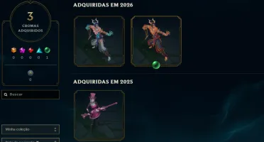 [Entrega Automática] Conta Lol Platina, 35K Ea, 44 Skins