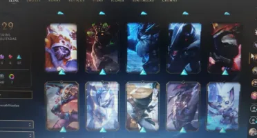 Conta LOL lv 330+ todos personagens 130 skins sem md10