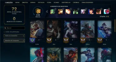 Esmeralda 1 com 40 Champs e 4 Skins