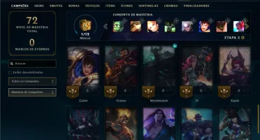 Esmeralda 1 com 40 Champs e 4 Skins
