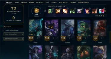 Esmeralda 1 com 40 Champs e 4 Skins