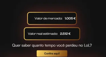 Conta antiga, com quase todos os campeões