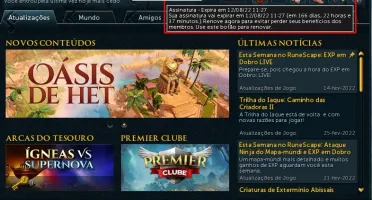 Conta Runescape com 165 dias de member