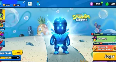 Conta stumble guys com 12 especiais e vários emojes especial