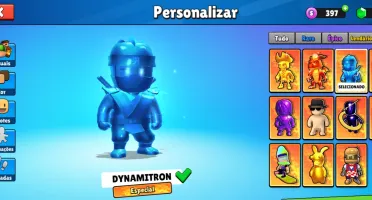 Conta stumble guys com 12 especiais e vários emojes especial