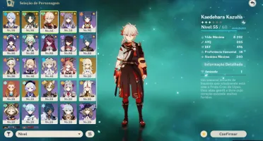 Conta Genshin Impact - AR 55 | Ayato, Kazuha, Xiao 🔥