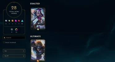 Conta de LOL Silver quase todos os campeoes e jinx exalted