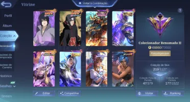 đ„ Conta Mobile Legends Com Skin Do Sasuke, Itachi E Mais
