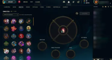Conta League of Legends Diamante 5 (Borda de Diamante 3)