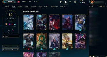 Conta League of Legends Diamante 5 (Borda de Diamante 3)
