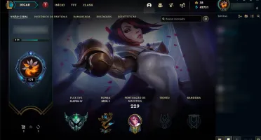 Conta League of Legends Diamante 5 (Borda de Diamante 3)