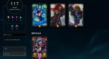 Conta de LoL Nv298 Unranked
