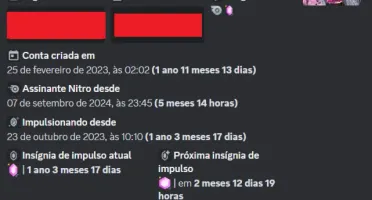 conta discord boost up level 7