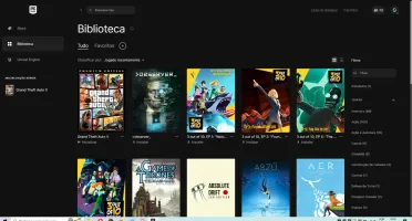 Conta Epic Games 258 Jogos