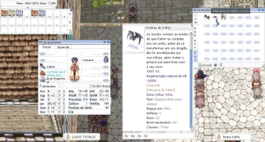 Arqueiro lv30 e Mago lv31 + 250 medicinas/manual + 124diario