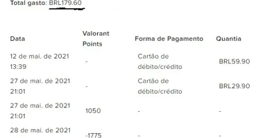 Conta Valorant Vandal Sublime,Phantom Singularidade,Faca Etc