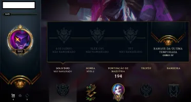✅ Conta LOL para smurfar! ✅