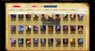 Conta B3 Sem md10 S6 com 40 Campeões+skin Pantheon Blindado