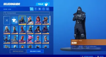 CONTA NO FORTNITE DESDE A SEASON 2 E COM SALVE O MUNDO