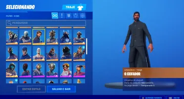 CONTA NO FORTNITE DESDE A SEASON 2 E COM SALVE O MUNDO