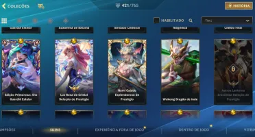 Conta Wild Rift 421 skins