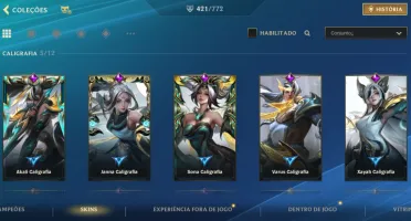 Conta Wild Rift 421 skins