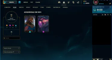 CONTA DE LOL GOLD 24k DE EA