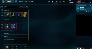 CONTA DE LOL GOLD 24k DE EA