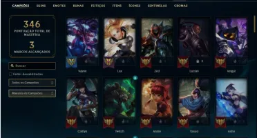 Conta bronze 2 com 87 Champs e 45 Skins