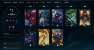 Conta bronze 2 com 87 Champs e 45 Skins
