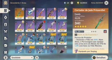 Conta genshin ar35