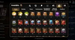 Conta de epic seven com 9 ML + 27 k de gemas + 1000 folhas