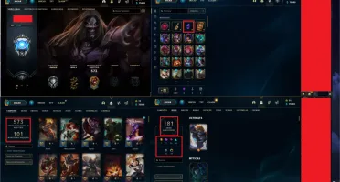 Conta lol + 181 Skins  R$1000,00