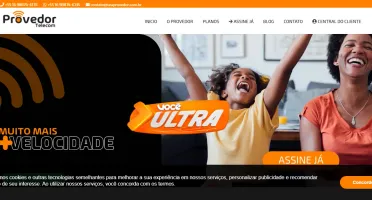 Site Pronto Para Provedor de Internet em PHP - Modelo 3