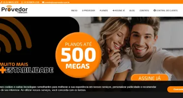 Site Pronto Para Provedor de Internet em PHP - Modelo 3