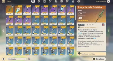 AR10 - Xiao + Jade + Esp. Celestial+Banner de Arma GARANTIDO