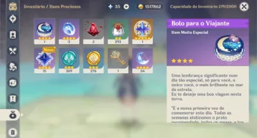 Conta genshin ar 50 , serve N/A , para pc e mobile