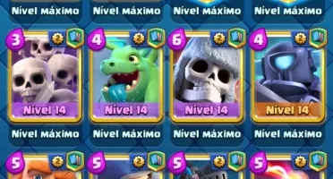 Conta Clash Royal nível 14, experiência nível 50