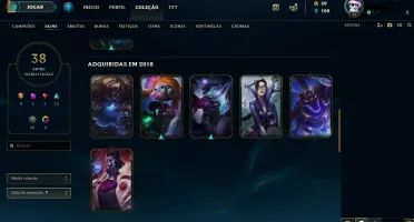 Conta lol lv 75