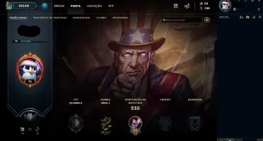 Conta lol lv 75