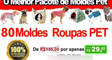 O Melhor Pacote Moldes Moda Pet
