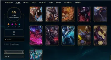 Conta Bronze FULL CHAMPS E SKINS