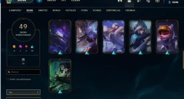 Conta Bronze FULL CHAMPS E SKINS