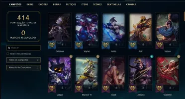 Conta Bronze FULL CHAMPS E SKINS