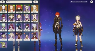 AR35 - Yoimiya + Agitação + Ayaka + Diluc