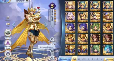 Saint seiya Awakening com mais de 3300 Gemas Avançadas