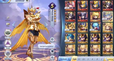 Saint seiya Awakening com mais de 3300 Gemas Avançadas