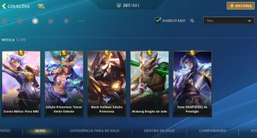 Conta +380 Skins - Grão Mestre